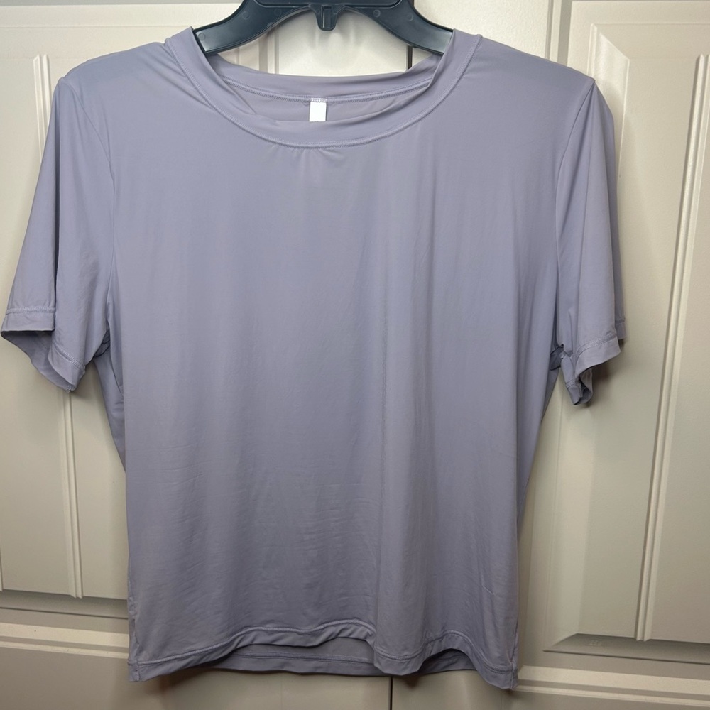 Fabletics purple workout top